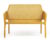 Banca exterior Nardi Net 116x70cm h 86cm mustar