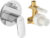 Baterie cada – dus Duravit Wave cu montaj incastrat  corp ingropat inclus  crom