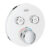 Baterie cada – dus termostatata Grohe Grohtherm SmartControl Round  montaj incastrat  necesita corp ingropat  moon white