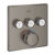 Baterie cada – dus termostatata Grohe Grohtherm SmartControl cu 3 functii  montaj incastrat  necesita corp ingropat  brushed hard graphite