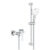 Baterie dus Grohe Cubeo cu set de dus cu bara Tempesta Cube 110 2 jet crom