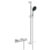 Baterie dus termostatata Grohe Precision Feel cu set de dus Vitalio Start 110 cu bara 90cm crom