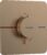 Baterie dus termostatata Hansgrohe ShowerSelect Comfort Q cu montaj incastrat  necesita corp ingropat  bronz periat