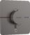 Baterie dus termostatata Hansgrohe ShowerSelect Comfort Q cu montaj incastrat  necesita corp ingropat  negru periat