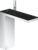 Baterie lavoar Axor MyEdition 230  ventil push-open  crom/sticla neagra