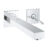 Baterie lavoar Grohe Eurocube Joy M cu 2 elemente  de perete  necesita corp ingropat  crom