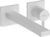 Baterie lavoar Hansgrohe Tecturis E din 2 elemente  de perete  pipa 22.5cm  alb mat