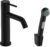 Baterie lavoar Hansgrohe Tecturis S 110 EcoSmart+ cu dus tip bideu pentru igiena intima  fara ventil  negru mat