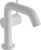 Baterie lavoar Hansgrohe Tecturis S 110 Fine  CoolStart  ventil click-clack  alb mat