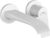 Baterie lavoar Hansgrohe Vivenis cu pipa 192mm  montaj incastrat  necesita corp ingropat  alb mat