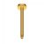 Brat de dus Duravit Shower Round 20cm cu montaj in tavan auriu lucios