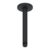 Brat de dus Duravit Shower Round 20cm cu montaj in tavan negru mat