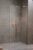 Cabina de dus tip Walk-in Radaway MODO SL II Brushed Copper 90 cm orientare stanga profil cupru periat