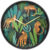 Ceas de perete NeXtime Urban Jungle 30cm verde