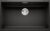 Chiuveta bucatarie Blanco Subline 700-U  730x460mm  montare sub blat  Silgranit negru