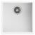 Chiuveta bucatarie Teka Maestro Square 40.40 TG 440x440mm montare sub blat Tegranite White