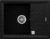 Chiuveta bucatarie Teka Stone 45S TG 1B 1D  650x510mm  tegranit Schwarzmetaliic