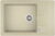 Chiuveta bucatarie Teka Stone 60 S TG 1B 1D TB  780x510mm  tegranit TopasBeige