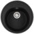 Chiuveta bucatarie tegranit Teka Centroval 45 TG rotunda d 510mm Schwarzmetallic
