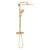 Coloana de dus Grohe Rainshower SmartActive 310 Cube cu baterie termostatata 9 5l/min cool sunrise