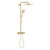 Coloana de dus Grohe Rainshower SmartActive 310 cu baterie termostatata  9 5l/min  brushed cool sunrise