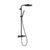 Coloana de dus Hansgrohe Pulsify S Puro 260 1jet EcoSmart cu baterie temostatata Ecostat Fine negru mat