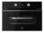 Cuptor electric compact Teka HLC 8470 SC BK cu aburi  44 litri net  15 functii  20 de retete  SlowCook  HydroClean  Infinity Glass  cristal negru
