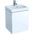 Dulap baza Geberit Acanto 44.5×37.5cm cu o usa sticla alba corp alb lucios