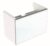 Dulap baza Geberit Acanto 74×41.6cm cu un sertar sticla alba corp alb lucios