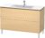 Dulap baza pe pardoseala Duravit L-Cube cu doua sertare 122cm furnir stejar mediteraneean
