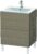 Dulap baza pe pardoseala Duravit L-Cube cu doua sertare 62cm stejar terra