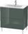 Dulap baza pe pardoseala Duravit L-Cube cu doua sertare 82cm gri Dolomiti lucios