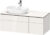 Dulap baza suspendat Duravit L-Cube 122x55cm alb lucios decor