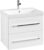 Dulap baza suspendat Villeroy & Boch Avento 630x514x452 mm cu doua sertare  alb Crystal