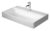 Lavoar Duravit DuraSquare 80×47 cm  fara preaplin  cu capac ceramic pentru ventil inclus si finisaj suplimentar
