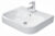 Lavoar Duravit Happy D.2 60x46cm WonderGliss montare pe blat alb