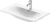 Lavoar Duravit Viu 83x49cm  cu capac ceramic si ventil push-open inclus  finisaj suplimentar