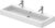 Lavoar dublu Duravit Vero 120x47cm  alb