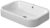 Lavoar tip bol Duravit Happy D.2 60x40cm  fara orificiu baterie  montare pe blat