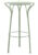 Masa inalta exterior Kartell Hiray design Ludovica & Roberto Palomba d 60cm h 108cm verde salvie