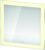 Oglinda Duravit White Tulip cu iluminare LED si senzor 75x75cm