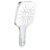 Para de dus Grohe SmartActive 130 Cube cu 3 jeturi moon white