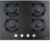 Plita gaz incorporabila Franke Maris Free by Dror FHMF 604 4G C cu 4 arzatoare 60x51cm gratare fonta Nero
