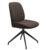 Scaun Stressless Bay v2 L Low D350 rotativ Balance&Glide spatar jos baza negru mat tapiterie textil Calido Brown
