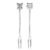 Set 2 furculite Sambonet Party Fashion inox