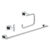 Set 3 accesorii baie Grohe Essentials Cube Guest 3-in-1  crom