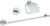 Set 3 accesorii baie Grohe Essentials Guest 3-in-1  crom