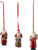 Set 3 decoratiuni brad Villeroy & Boch Nostalgic Ornaments Santa Claus  8cm