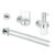 Set 4 accesorii baie Grohe Essential Master 4-in-1  40846001  crom