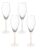Set 4 pahare sampanie Villeroy & Boch Manufacture Rock Blanc Flute 260 ml